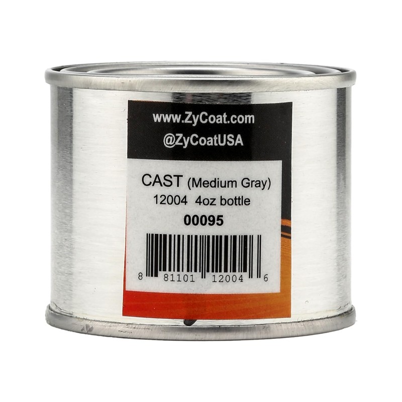 ZyCoat ZyBar 12004 High Temperature Coating - Medium Gray, 4