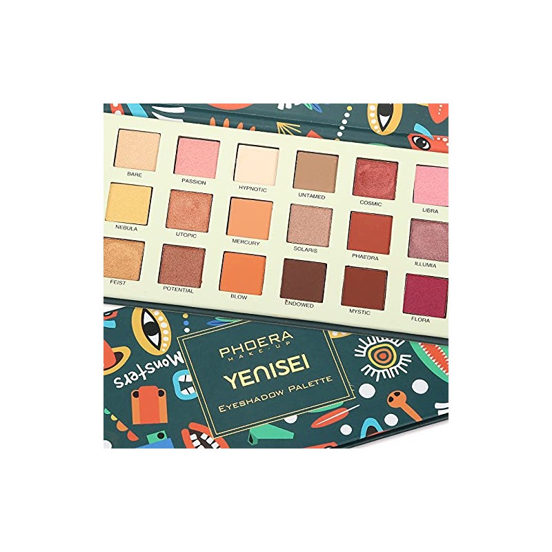MISKEEN - Makeup Highly Pigmented Eyeshadow Velvety, Matte, Shimmer Palette