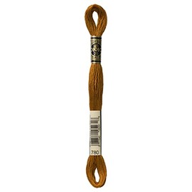 DMC 6-Strand Embroidery Cotton Floss, Ultra Very Dark Topaz