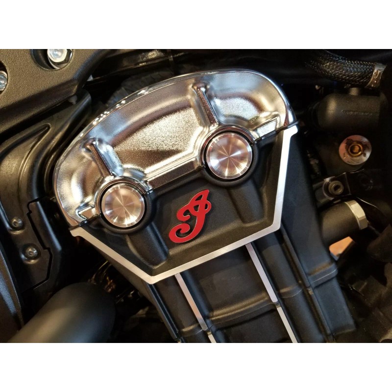 Indian Scout Motorcycle Cylinder "I" Script Decal, Sticker, Emblem