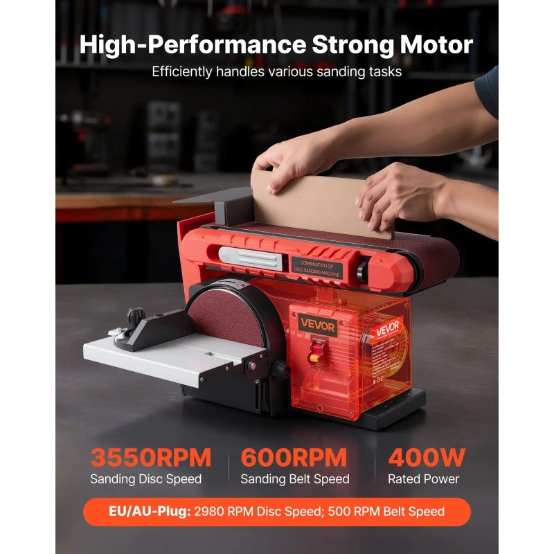 Combo 6 Inch Disc 4 X 36 Inch Belt Sander