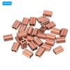 PATIKIL M1.0(1/25") Copper Crimping Loop Sleeve, 25 Pack Wire Rope
