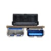 cablecc Dual USB 3.0 A Type Female to Motherboard 20/19