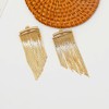 OWNCOOL Gold Silver Tassel Earrings for Women Long Statement Ear
