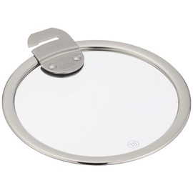 CRISTEL K18SA Flat Glass Lid, Tempered Glass, 7.1 inches (18 cm), Made in France