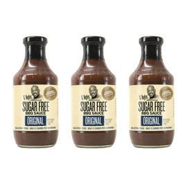 G Hughes Original Sugar Free BBQ Sauce 18 oz (3 Pack)