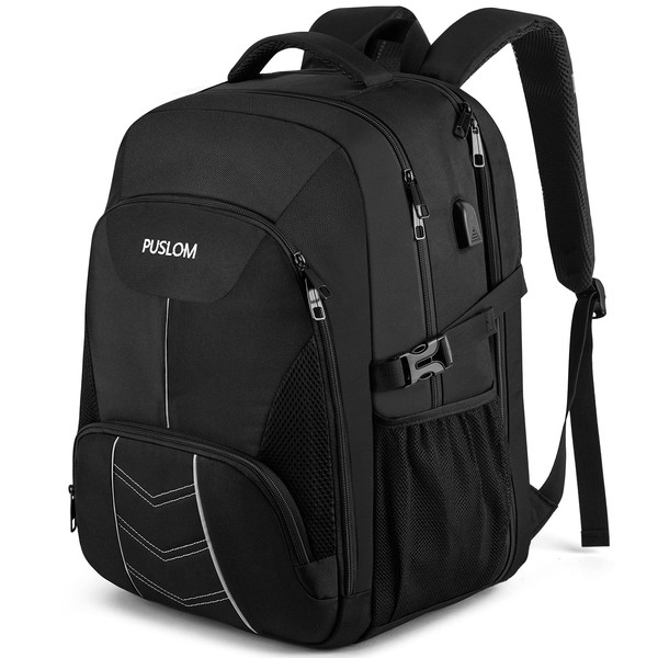 PUSLOM Extra Large Backpack for Men 55L,18.4Inch Travel Laptop Backpack