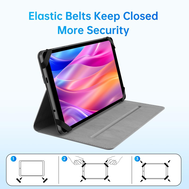 Topsand Rugged Case for Topsand 8.7 Inch Tablet Impact-Resistant, Anti-Slip,