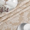 Fabric Tablecloth, Textile Table Linen, Cotton Polyester, Washable, Plain Ornamental