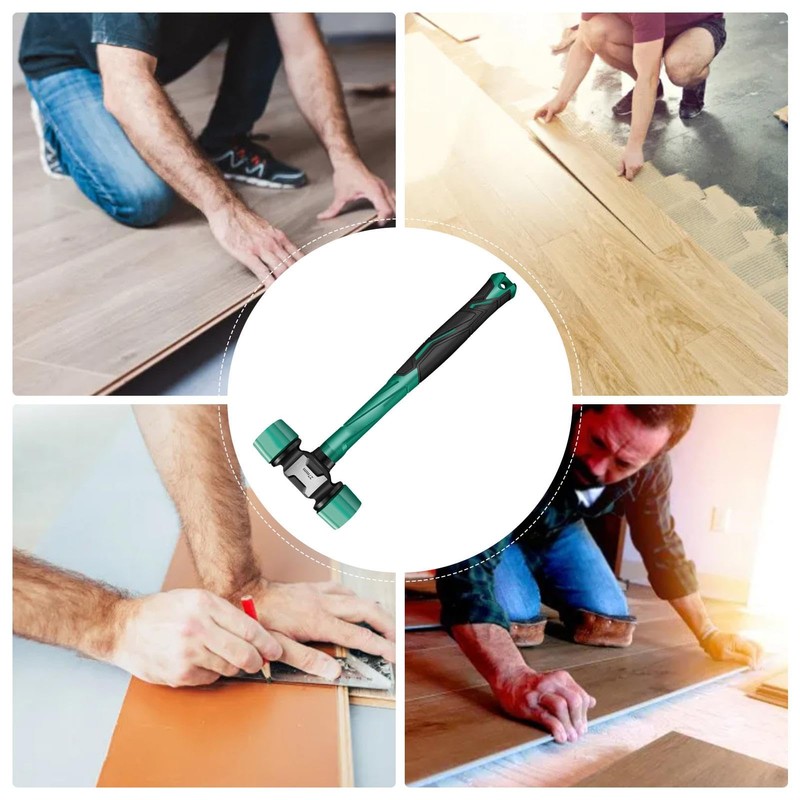 Rubber Hammer Mallet, Non-Slip Rubber Hammer Mallet for Dorm Bed,