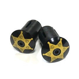 Cinelli Unisex's Bar End Expander Plugs, Sheriff, Universal