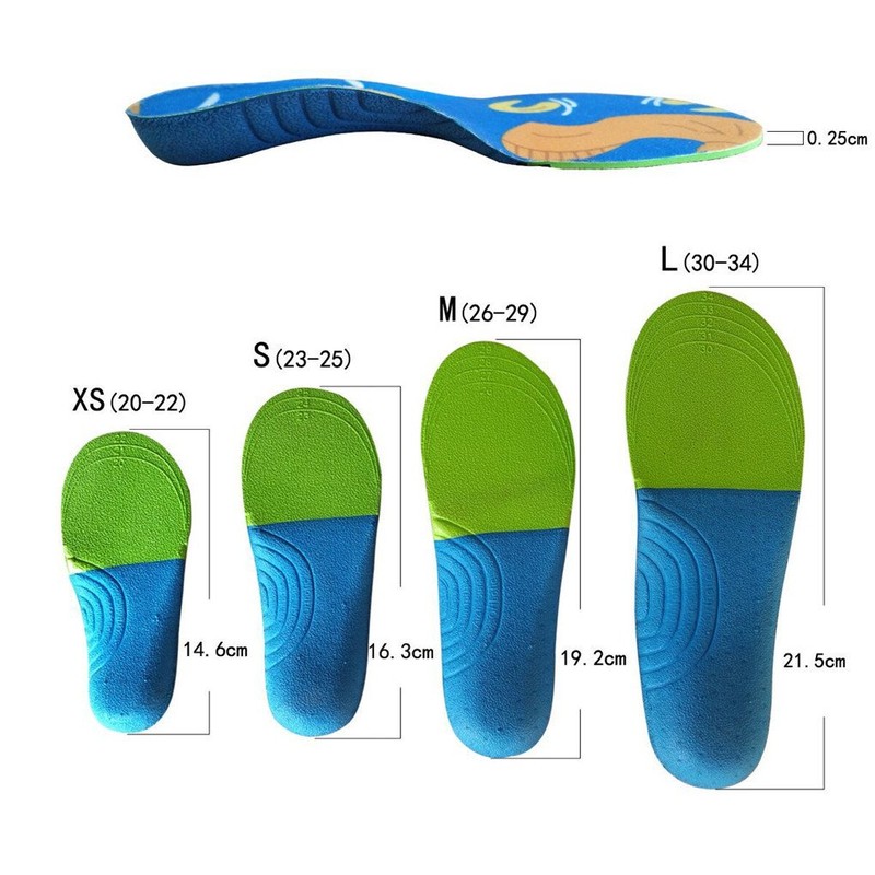 Boowhol Suola Ortopedico per Bambini Suola di Sport Comfort/Solette Interne