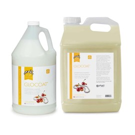 Dog Shampoo Glo Coat Professional Luxurious Shine Cherry Almond Scent Detangler (17 oz)