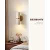 Natural Weathered Stone Wall Sconce, 8.7" Rustic Stone Wall Lights,