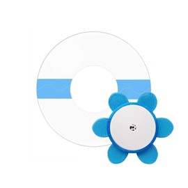 Adhesive Patches for Libre 2, 40 Pack Waterproof Clear Patches and 1 plastsic Shield,Hold Your Sensor Tight up to 10days (Blue)