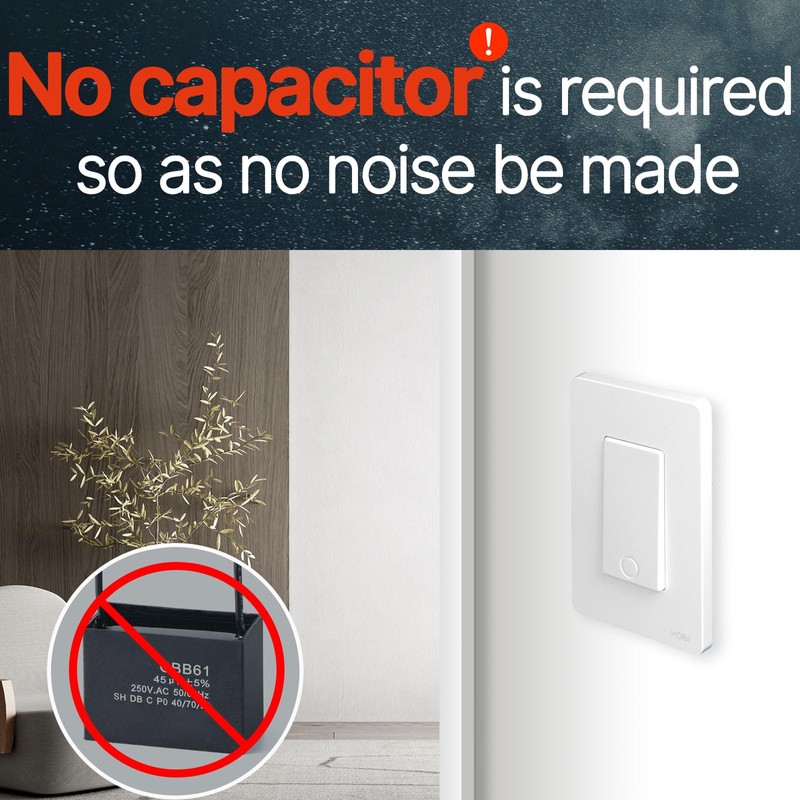 MOES Zigbee Smart Switch 2 Gang, No Neutral Wire Required,