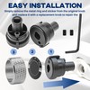 Terixe 2 Pack Replacement Knob for Brondell Bidet Toilet Seat,
