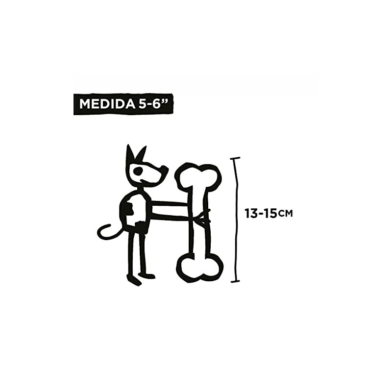Premios Deshidratados para Perros Traquea de Res 3 Piezas