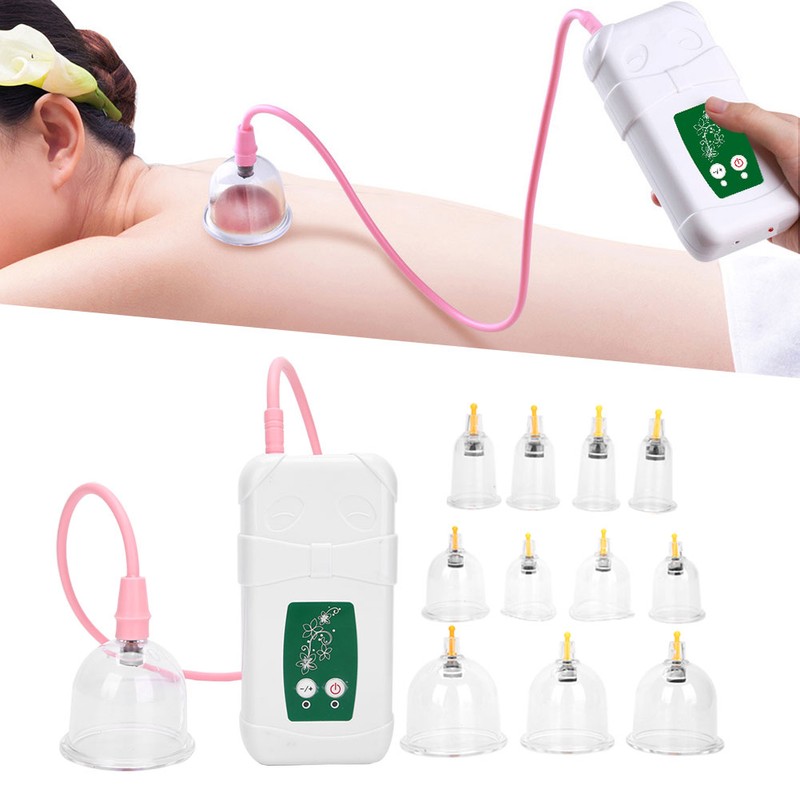 12pcs Vacuum Suction Cupping Cup Adjustable Strong Suction Cupping Set