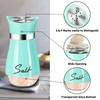 Salt and Pepper Shakers Set,2 PCS Premium Stainless Steel Salt