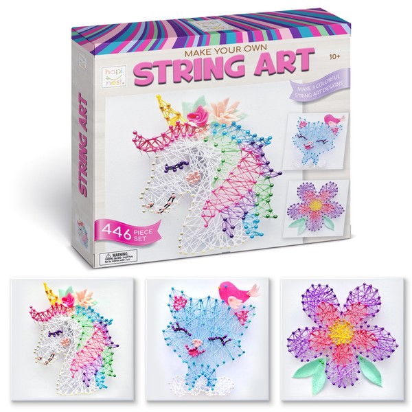 Hapinest String Art Craft Kit for Kids Ages 10-12 and