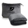 SCANDIWAY 2-in-1 Travel Blanket & Pillow - Soft Premium Airplane