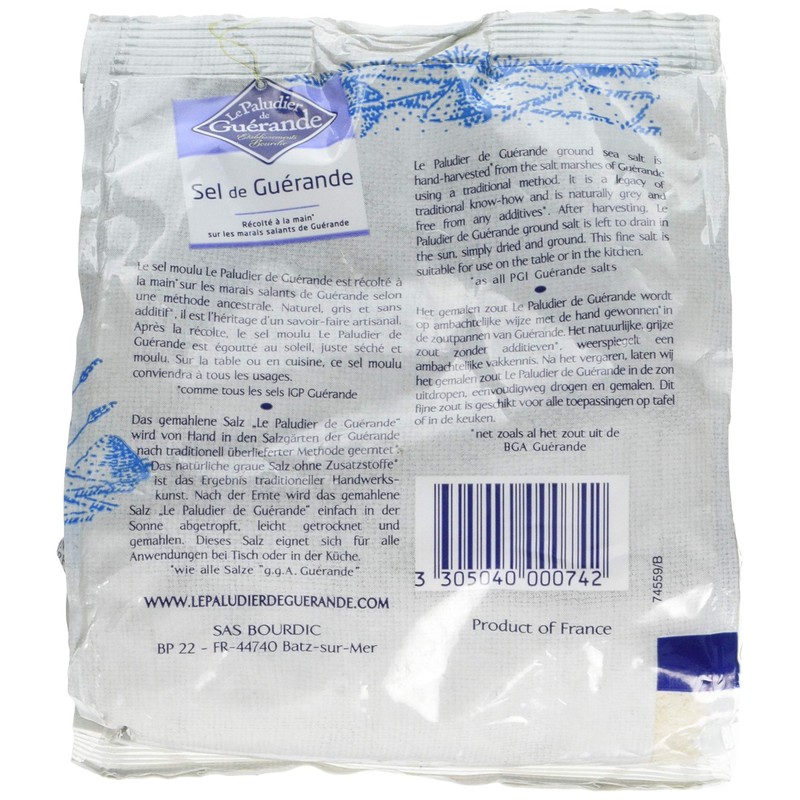 Celtic Grey SEA Salt FINE - GUERANDE SEL MOULU 500g