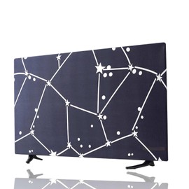 HERCHR TV Cover for Outdoor Use, Universal TV Protection for Indoor and Outdoor Use for Smart TV, Universal Elastic Hanging TV Protector for Home (65 Inch C)