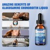 lickshine 1 Pack Glucosamine Chondroitin MSM Liquid Drops - Extra