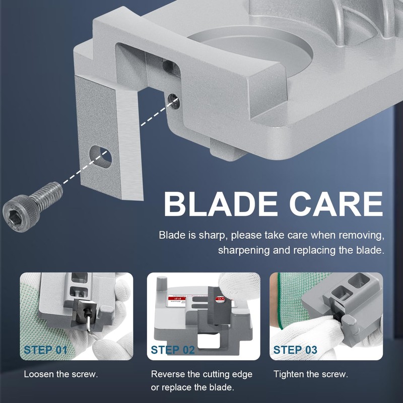 PVC Pipe Chamfer Tool with Sharp Blade for Pipe Burring,