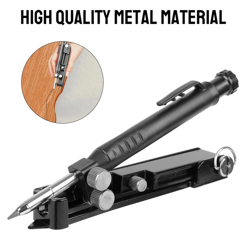 Multi-function Scribing Tool Upgraded, Construction Pencil- Aluminum Alloy Scribe Tool
