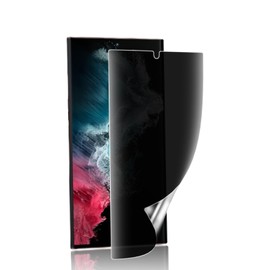 [Peeping Prevention] Full Protective Film for Galaxy S23 Ultra TPU Material, Auto Repair [2 Sheets] SCG20 SC-52D Anti-Peeping Film, 3D Design, Anti-Reflection, Bubbleless, Scratch Repair, Privacy and