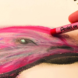 Oil Pastel Set With Carrying Case,12-Color Set, Assorted, 12/Set