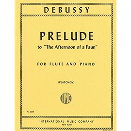 Debussy Prelude to "The Afternoon of a Faun" for Flute and Piano IMC 3059