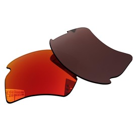 Acefrog 1.5MM Polarized Replacement Lenses for Oakley Flak 2.0 XL OO9188 59mm Sunglasses, Upgraded Material, Impact Resistant - Fire Red Polarized Mirrored - 1.5MM