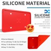 XCLPF Silicone License Plate Frame Covers 2 Pack- Front and