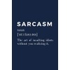 Sarcasm Dictionary Definition Notebook: A 6x9 in, sarcastic composition notebook