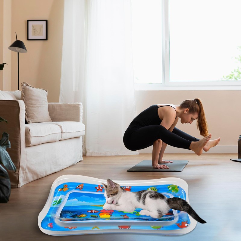 YumSur Sensor Water Playmat, Thickened Water Sensor Play Mat For