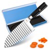 Dragon Creek Crinkle Cutter Knife - Wavy Chopper Potatoes Crinkle