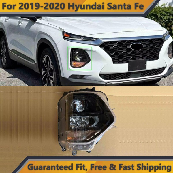 Unbranded Headlight for 2019 2020 Hyundai Santa Fe Passenger Right