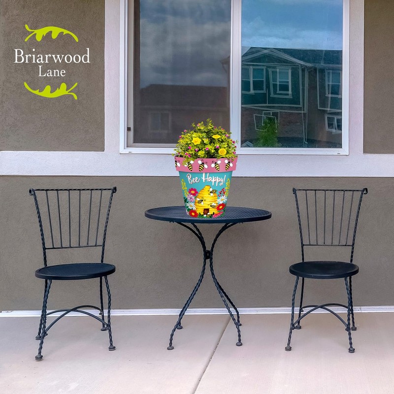Briarwood Lane Summer Planter 14" x 15" x 15" Fluttering