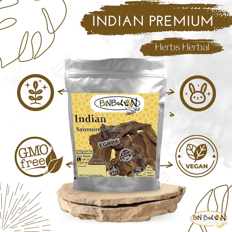 bonballoon Pure & Organic Indian Premium Roots Saussurea Costus Root
