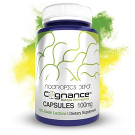 Nootropics Depot Cápsulas De Bacopa Mejoradas De Cognance  100Mg  10 Ebelina Lactona  Bacopa Monnieri  Estado De Ánimo, Memoria Y Activación 5-Ht2A,  