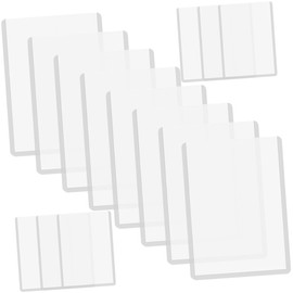 TOYANDONA 50pcs Game Card Holder Mini Baseballs Basketball Card Holder Cards Hard Card Sleeves B8 Checkerboard