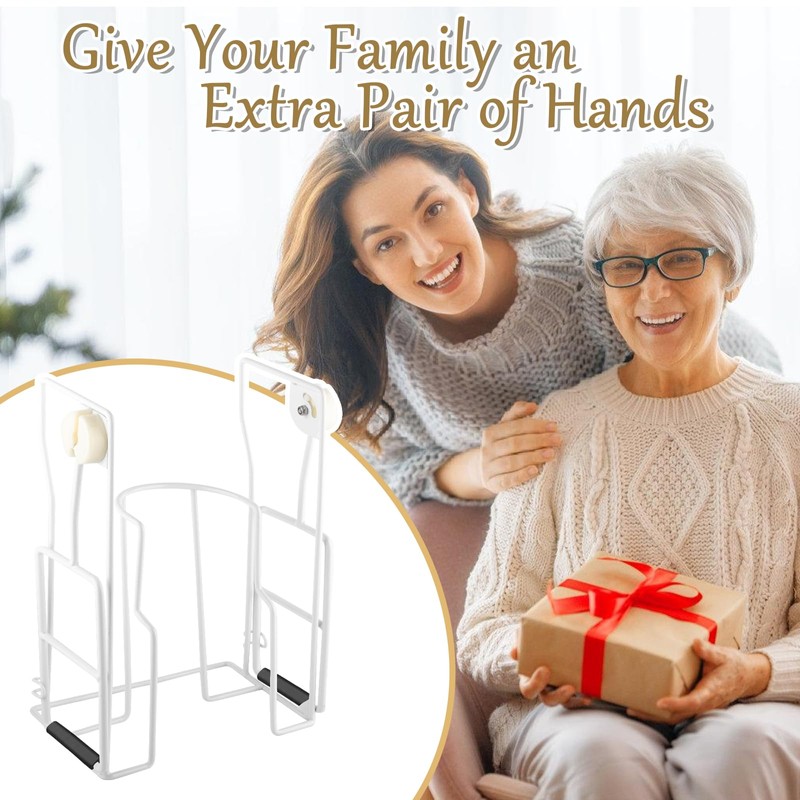 Upgraded Compression Sock Aid Device with Extended Handle, Compression Sock