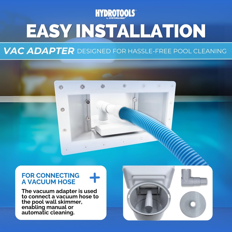 SWIMLINE HYDROTOOLS Standard Wide Mouth Above Ground Pool Skimmer Kit