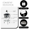 C4LIF 5/6" Recessed Can Light Conversion Kit, for Ceiling Light