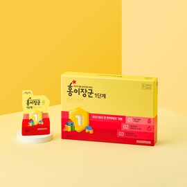 Jeonggwanjang 정관장 홍이장군 1단계 15ml 30포 (만 3세 이상 어린이 홍삼) Korean Red Ginseng Hongi Janggun Stage 1 15ml 30 Pouches (Red Ginseng for Children Aged 3 and Above)