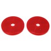 12PCs Round Reflector Red Reflective Sticker Waterproof Signal Warning for