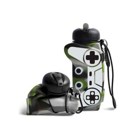 MADIOLA Botella Agua Plegable en forma de Palanca de Control de VideoJuegos Gamepad Joystick. Botella Agua para Niños Portable para Viajes o Escuela. Regalo de Navidad, Cumpleaños, Reyes